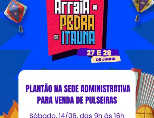 Plantão na sede administrativa para venda de pulseiras