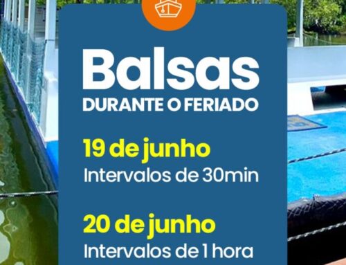 Balsas durante o feriado