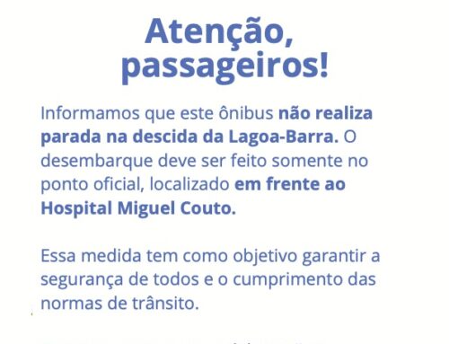 Atenção, passageiros!