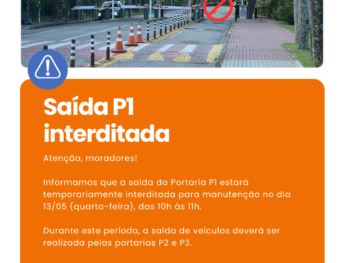 Saída P1 Interditada