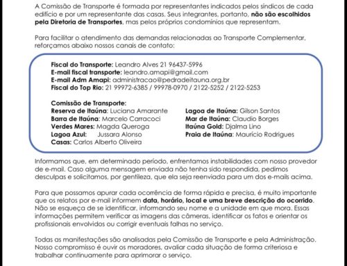Informe Pedra de Itaúna