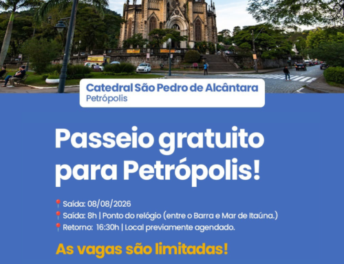 Passeio gratuito para Petrópolis