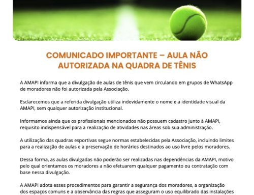Comunicado Importante