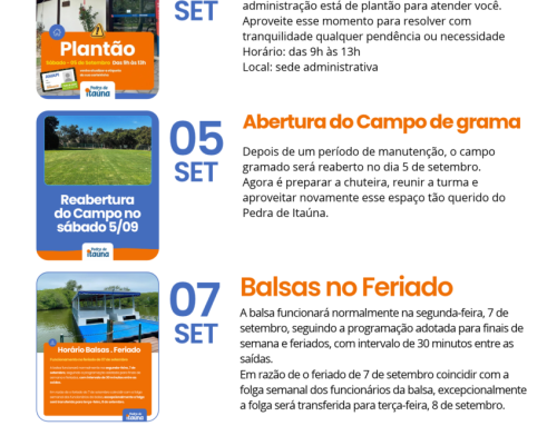 Informe Pedra de Itaúna