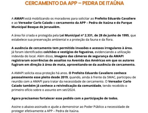 Informe aos moradores Abaixo-Assinado